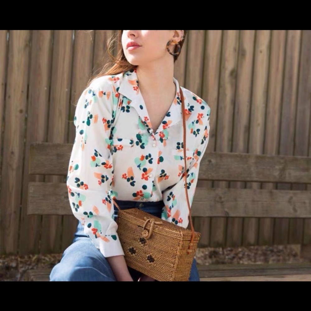 Des Petits Hauts floral blouse